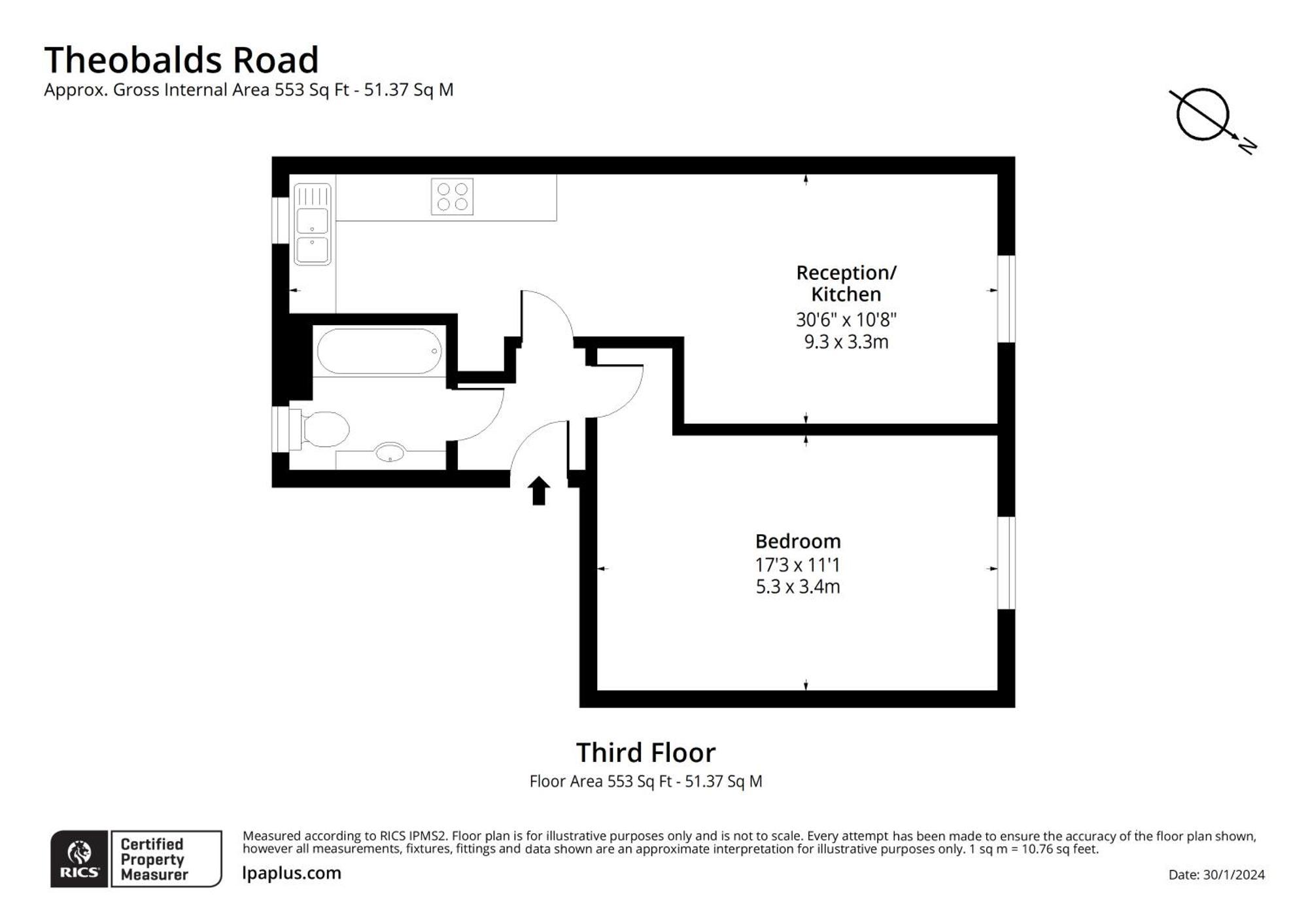 Large 1 Bedroom In Center Of 2 London
